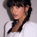 Playful & Chic: 13+ Braided Pigtails with Bangs You’ll Want to Try