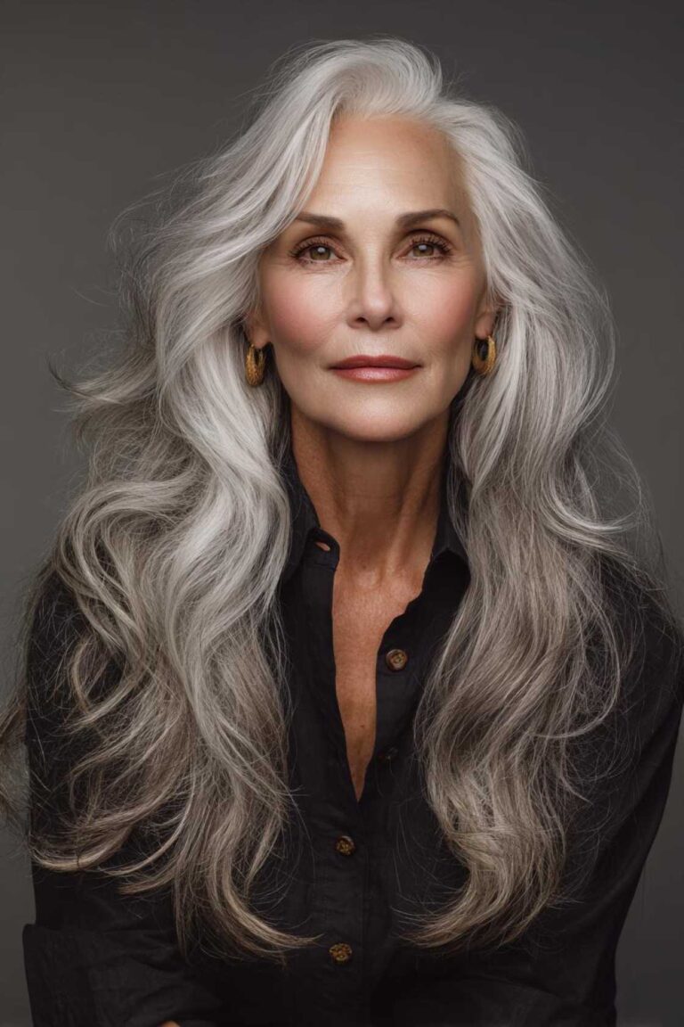 Age with Grace, Keep the Length: 12+ Long Haircut Ideas for Women Over 50 Who Love Style Age with Grace, Keep the Length: 12+ Long Haircut Ideas for Women Over 50 Who Love Style