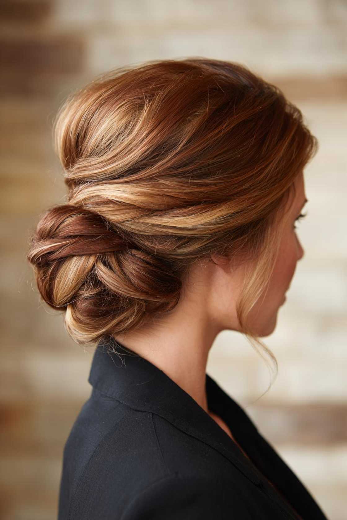 From Beanie-Proof Braids to Sleek Buns: 13+ Winter Hair Ideas to Try - 5. The Twisted Updo