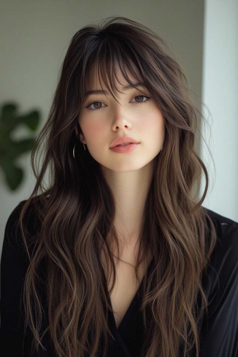 Soft & Subtle: 12+ Hairstyles Featuring Wispy Bangs that Refresh Your Look Soft & Subtle: 12+ Hairstyles Featuring Wispy Bangs that Refresh Your Look