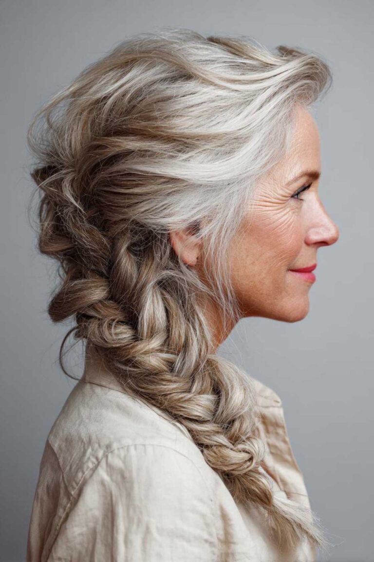 Timeless & Trendy: 12+ Braid Hairstyles That Flatter Women Over 50 Beautifully