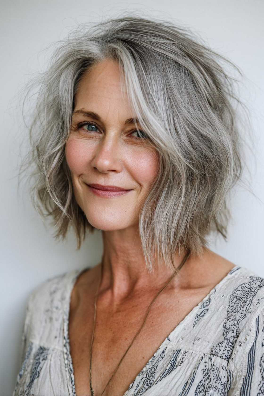 Wedding Day Ready: 14+ Mother of the Groom Hair Looks Perfect for Every Venue - 10. The Textured Lob