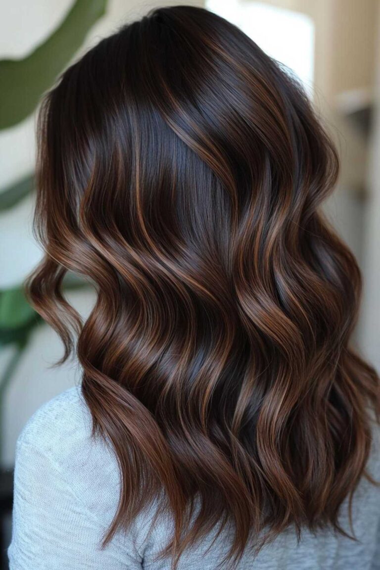 Autumn’s Favorite Brew: 12+ Mocha Brown Hair Color Ideas That Warm Up Fall