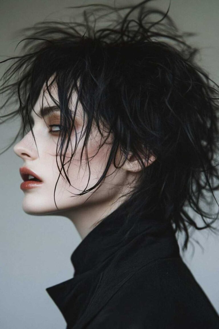 Midnight Glam: Unleash Your Inner Vampire with These 13+ Gothic Hairstyles