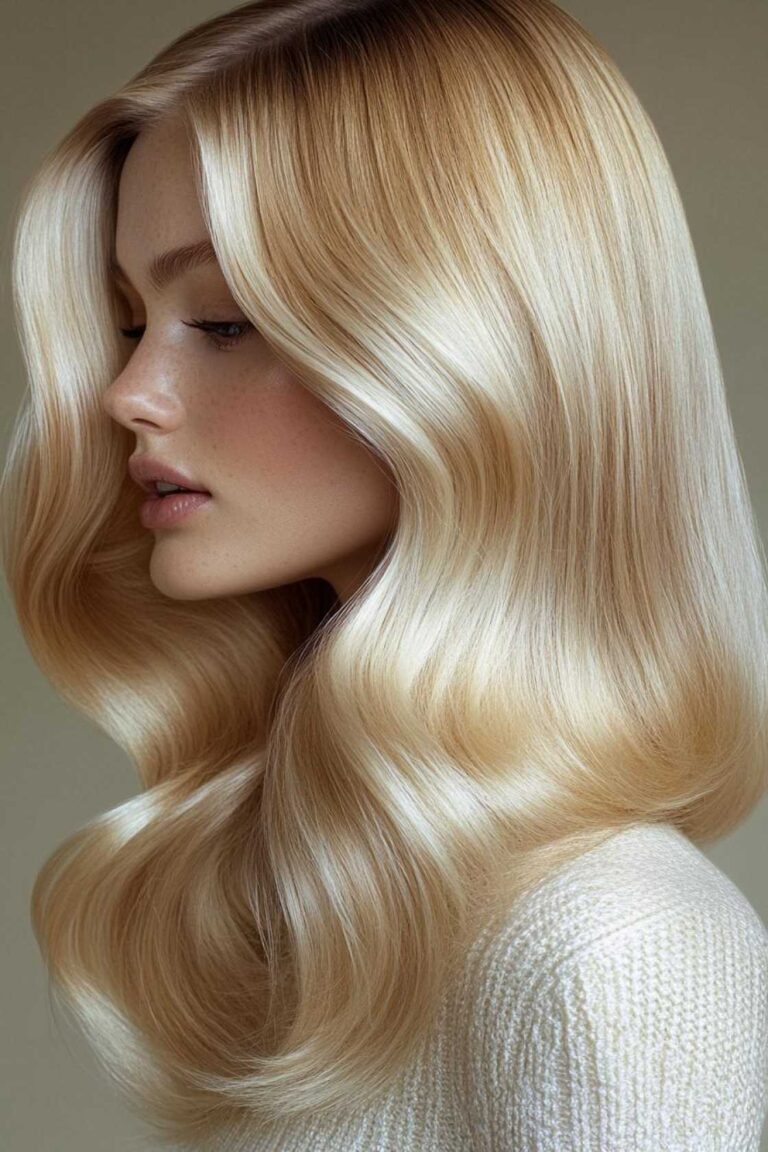 Beyond Platinum: 12+ Warm Blonde Hair Color Inspirations with Champagne & Vanilla Tones Beyond Platinum: 12+ Warm Blonde Hair Color Inspirations with Champagne & Vanilla Tones