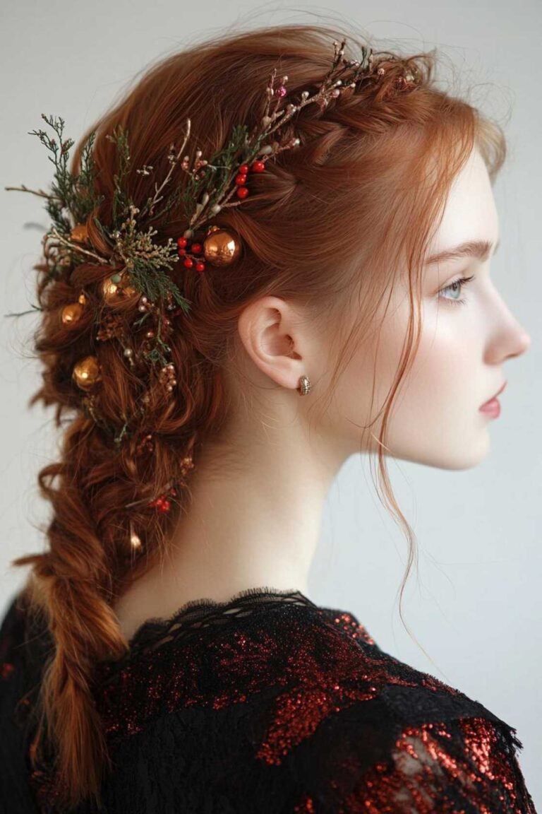 Celebrate in Style: 14+ Christmas Hairstyles That Shine at Family Dinners and Events Celebrate in Style: 14+ Christmas Hairstyles That Shine at Family Dinners and Events