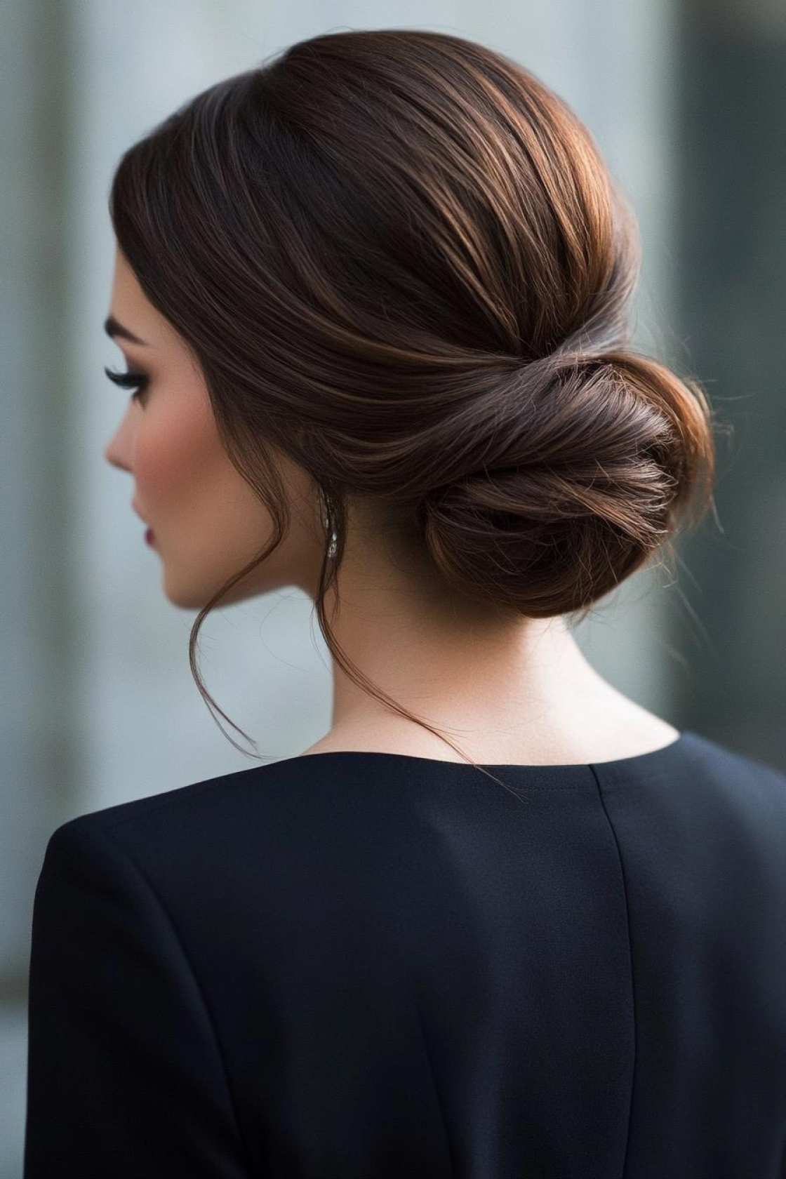 Divine Beauty: 12+ Greek Goddess Hairstyles That Bring Ancient Glamour to Life - 8. Athena's Polished Chignon