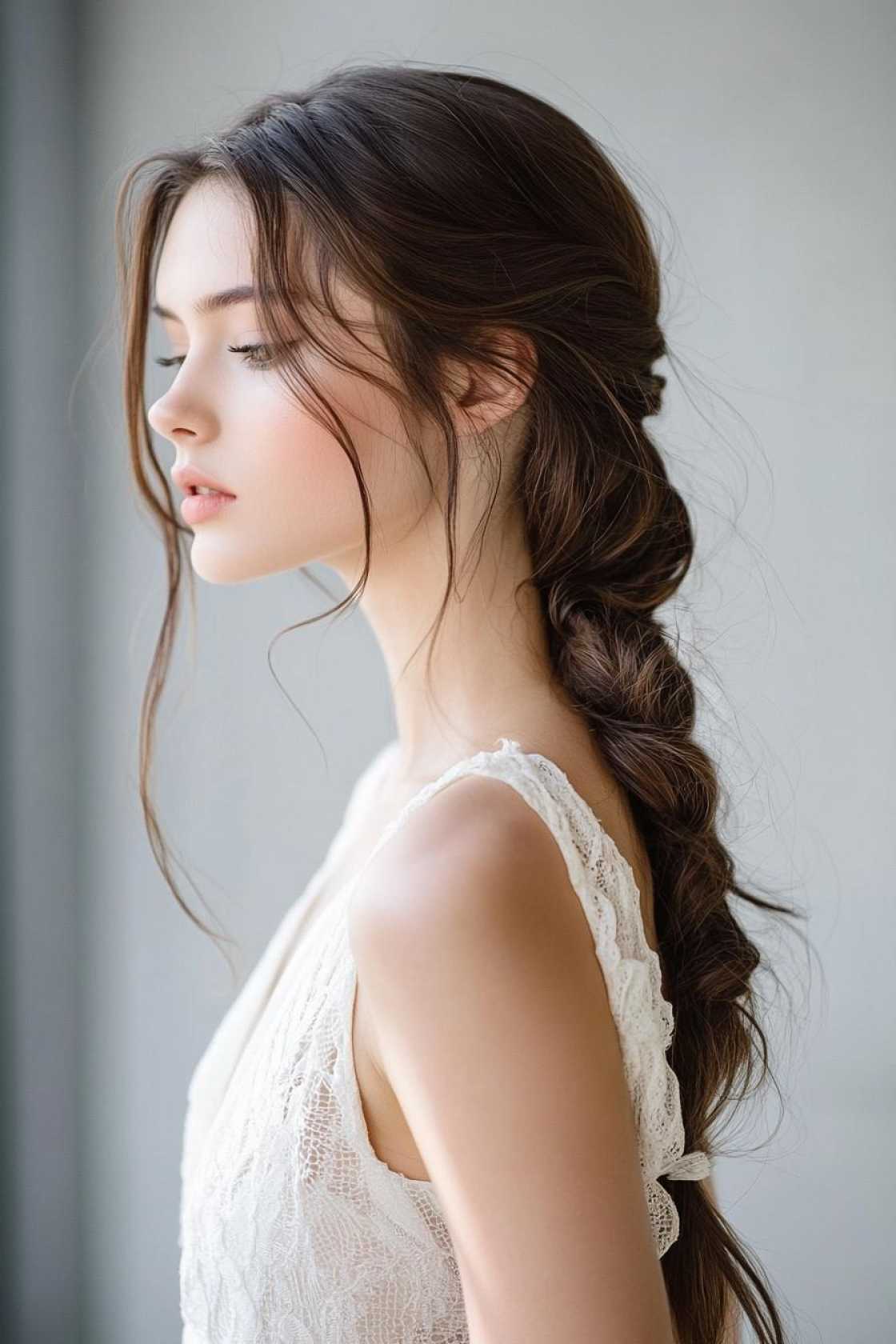 Divine Beauty: 12+ Greek Goddess Hairstyles That Bring Ancient Glamour to Life - 5. Hestia's Simple Elegance