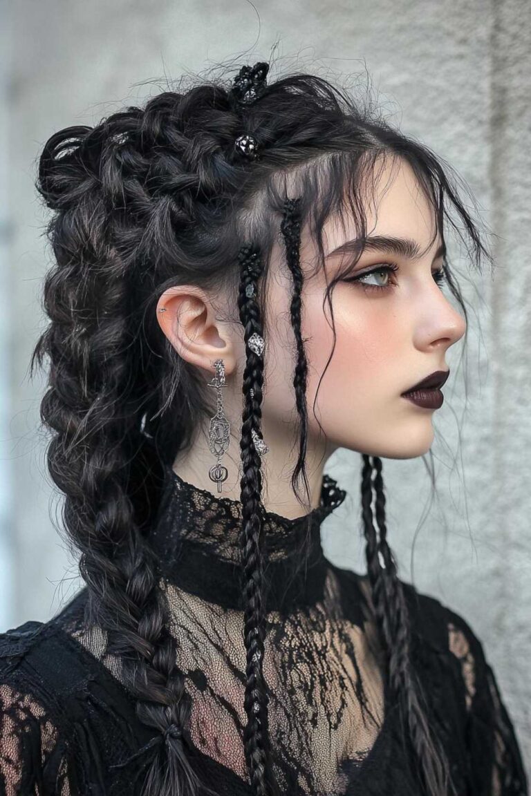 Enchanted Beauty: 12+ Witch Hair Looks That Mix Gothic Glam with Feminine Magic Enchanted Beauty: 12+ Witch Hair Looks That Mix Gothic Glam with Feminine Magic