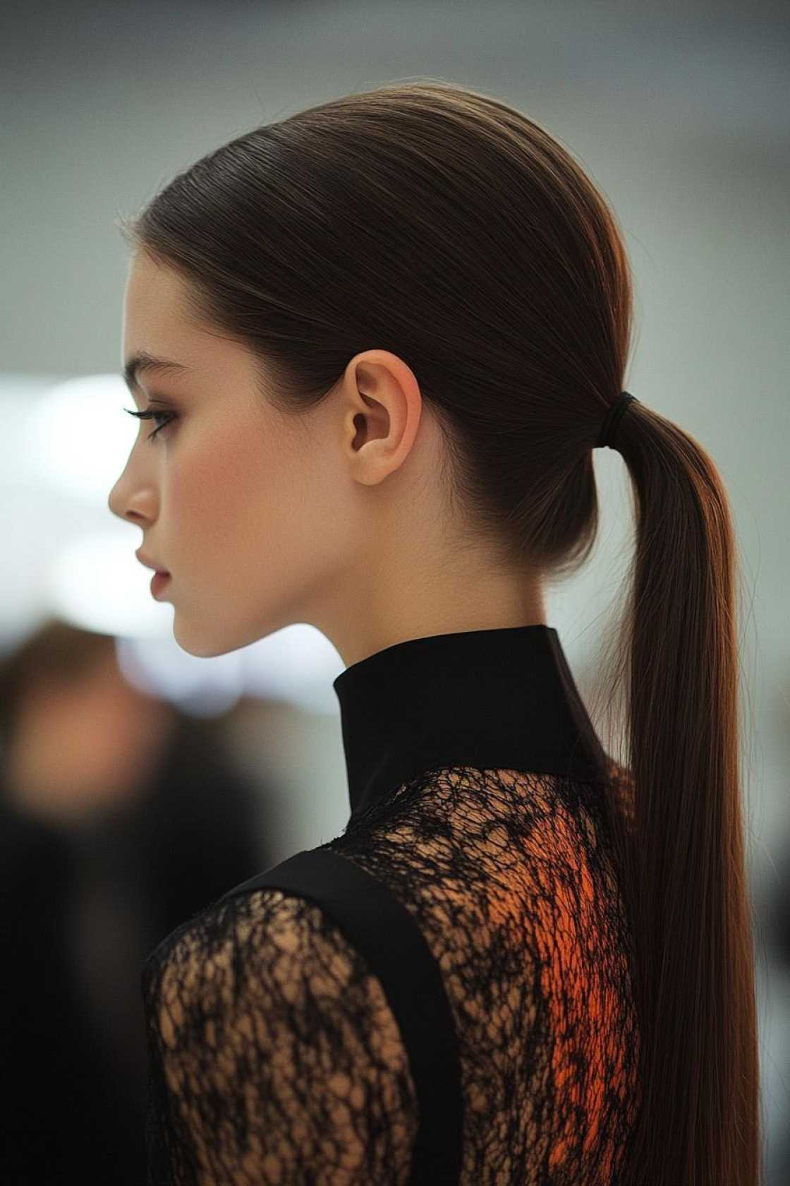 From Polished Updos to Soft Waves: 13+ Gala Hair Ideas That Steal the Spotlight - 10. The High Ponytail with a Twist