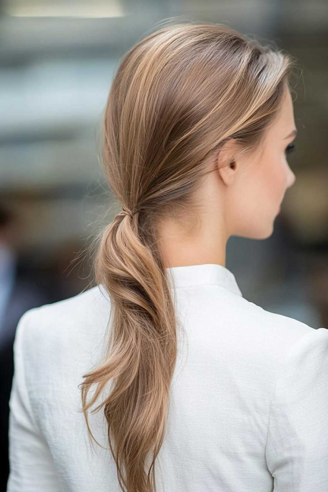 Game Day Ready: 12+ Cheerleader Hairstyles That Keep You Cute and Confident - 6. Low Ponytail with a Twist