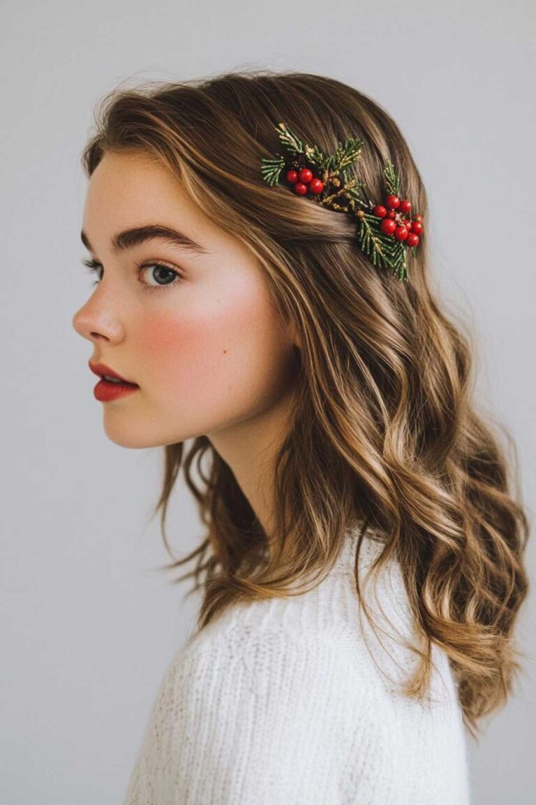 Holiday Sparkle: 12+ Christmas Hairstyles That Shine at Every Party This Season Holiday Sparkle: 12+ Christmas Hairstyles That Shine at Every Party This Season
