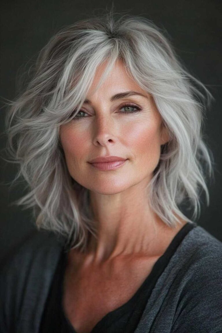 Modern Elegance: 12+ Shag Haircuts for Women Over 50 That Add Youthful Volume Modern Elegance: 12+ Shag Haircuts for Women Over 50 That Add Youthful Volume
