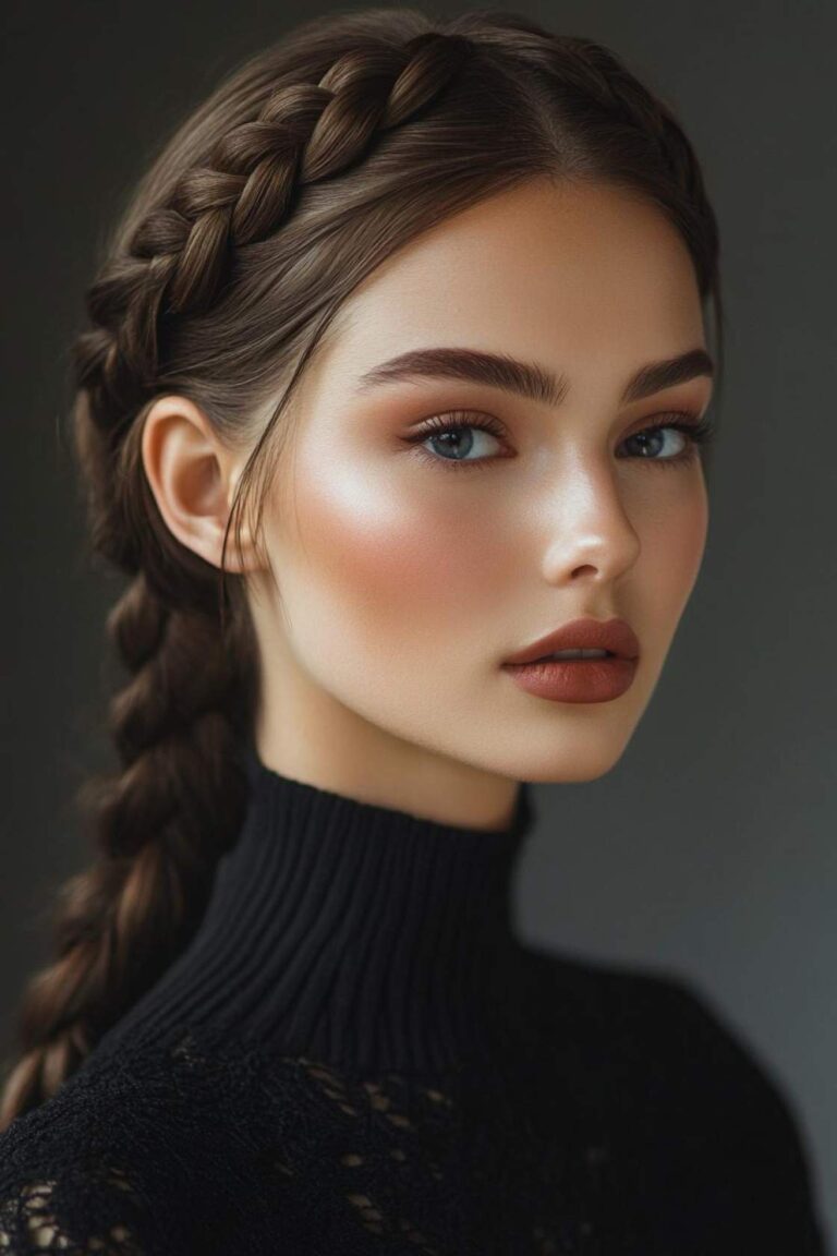 Royal Simplicity: 12+ Crown Braid Hairstyles with Minimal Hoops for Effortless Chic Royal Simplicity: 12+ Crown Braid Hairstyles with Minimal Hoops for Effortless Chic