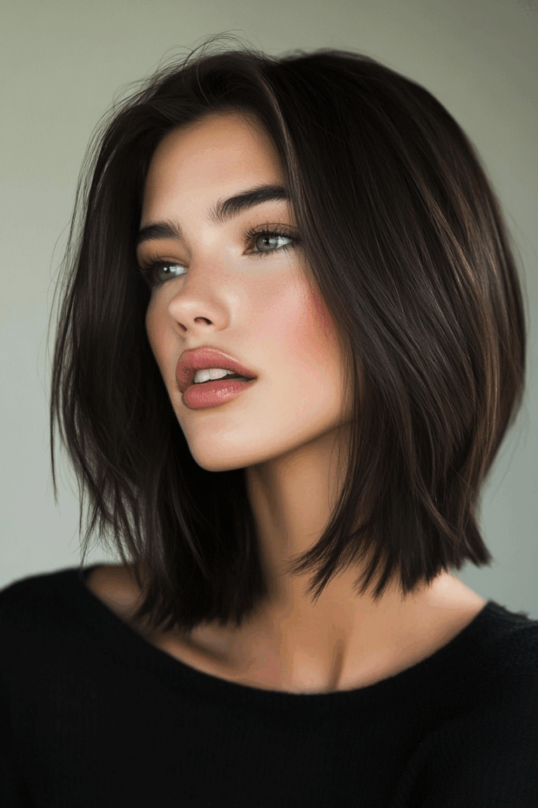 Cozy Chic: 12+ Shoulder Length Haircuts for Brunettes This Winter Cozy Chic: 12+ Shoulder Length Haircuts for Brunettes This Winter