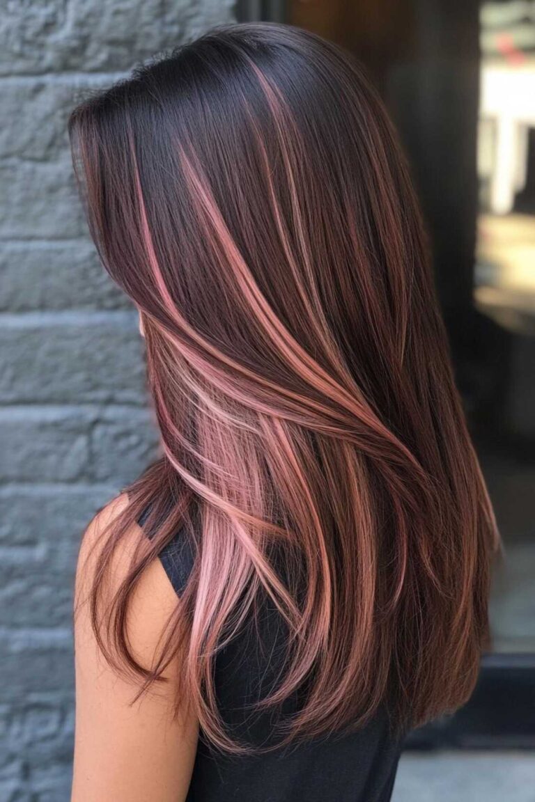 12+ Long Straight Hair With Peekaboo Highlights for Hidden Color Drama 12+ Long Straight Hair With Peekaboo Highlights for Hidden Color Drama