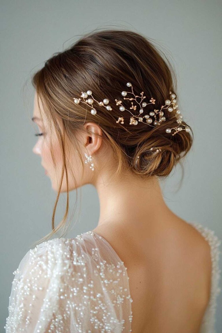 Effortless Bridal Beauty: 12+ Messy Bun Wedding Hairstyles for Romantic Brides Effortless Bridal Beauty: 12+ Messy Bun Wedding Hairstyles for Romantic Brides