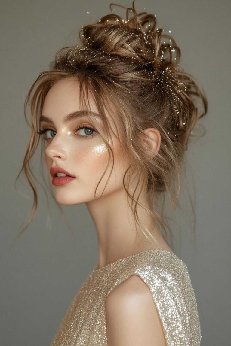 From Sparkling Buns to Sleek Waves: 13+ Christmas Party Hair Ideas for Every Look From Sparkling Buns to Sleek Waves: 13+ Christmas Party Hair Ideas for Every Look
