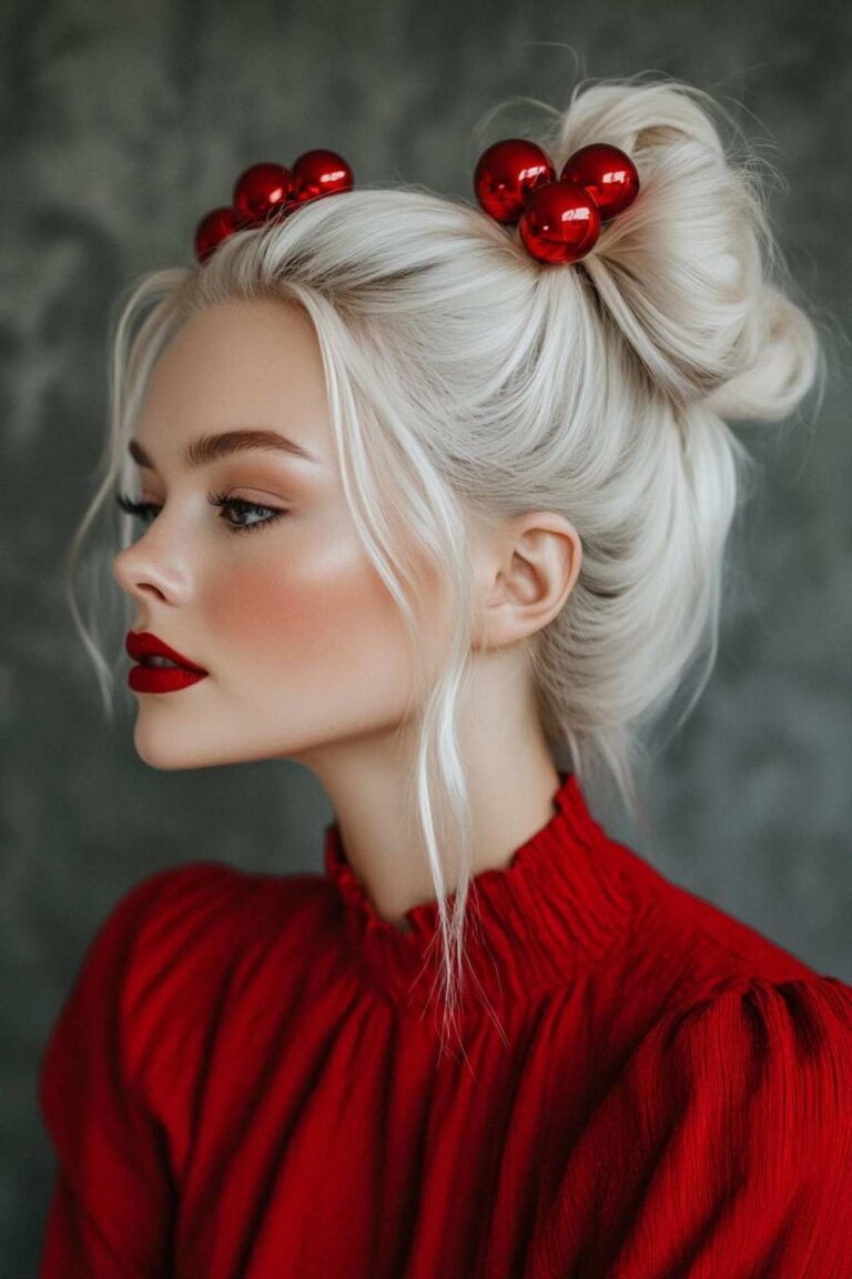 Holiday Magic: 12+ Cute Christmas Hairstyles That Add Sparkle to Every Celebration Holiday Magic: 12+ Cute Christmas Hairstyles That Add Sparkle to Every Celebration