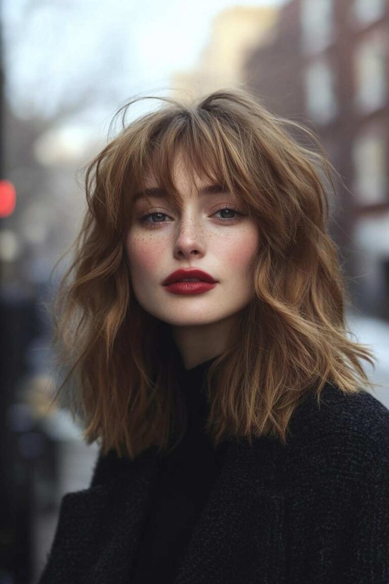 Soft Texture Revival: 14+ Winter Hairstyles Featuring Shaggy Layers, Face-Framing Bangs & Cozy Bobs Soft Texture Revival: 14+ Winter Hairstyles Featuring Shaggy Layers, Face-Framing Bangs & Cozy Bobs