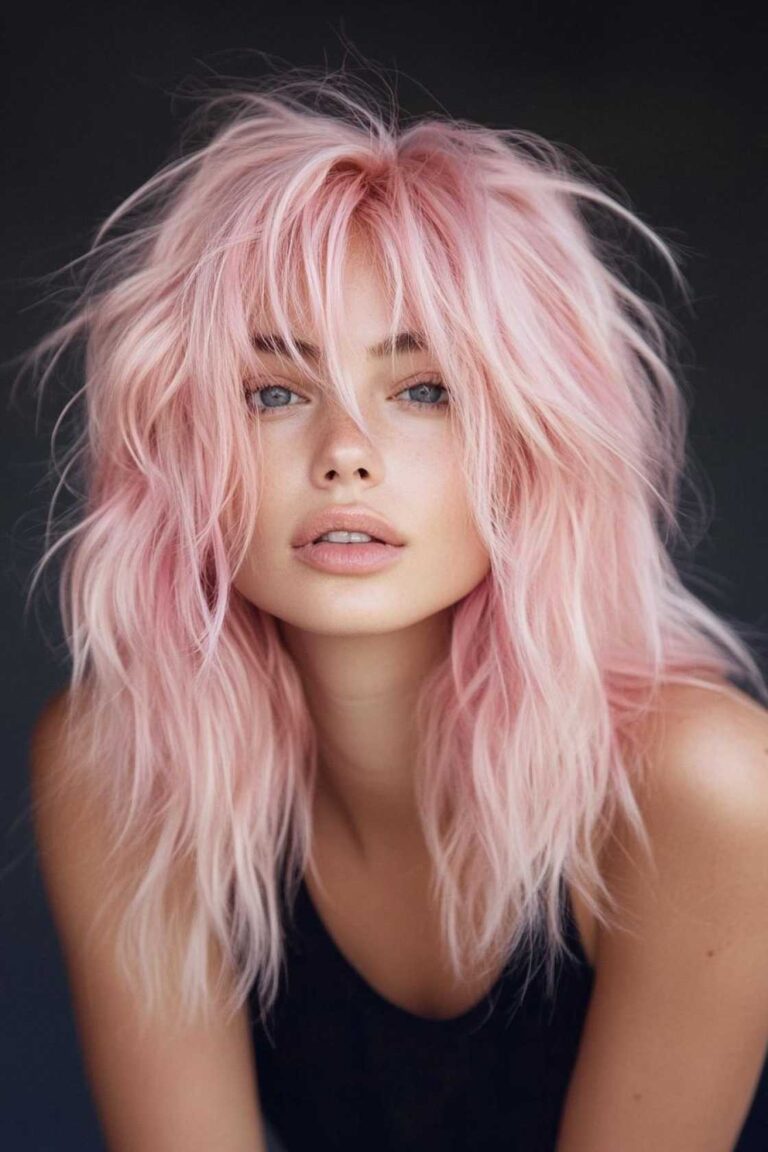 Wild & Rosy: 12+ Pink Wolf Cut Looks with Bold, Fluffy Texture Wild & Rosy: 12+ Pink Wolf Cut Looks with Bold, Fluffy Texture
