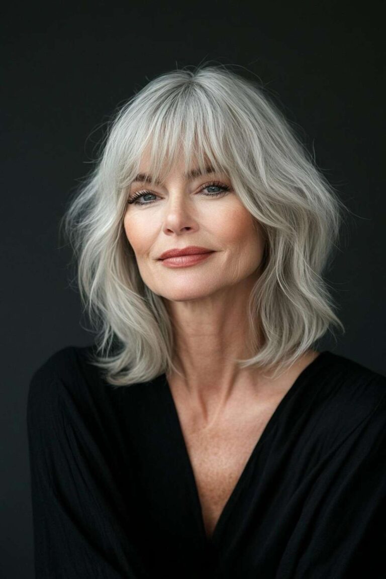 Youthful Edge: 12+ Hairstyles with Bangs That Refresh Women Over 50 Youthful Edge: 12+ Hairstyles with Bangs That Refresh Women Over 50
