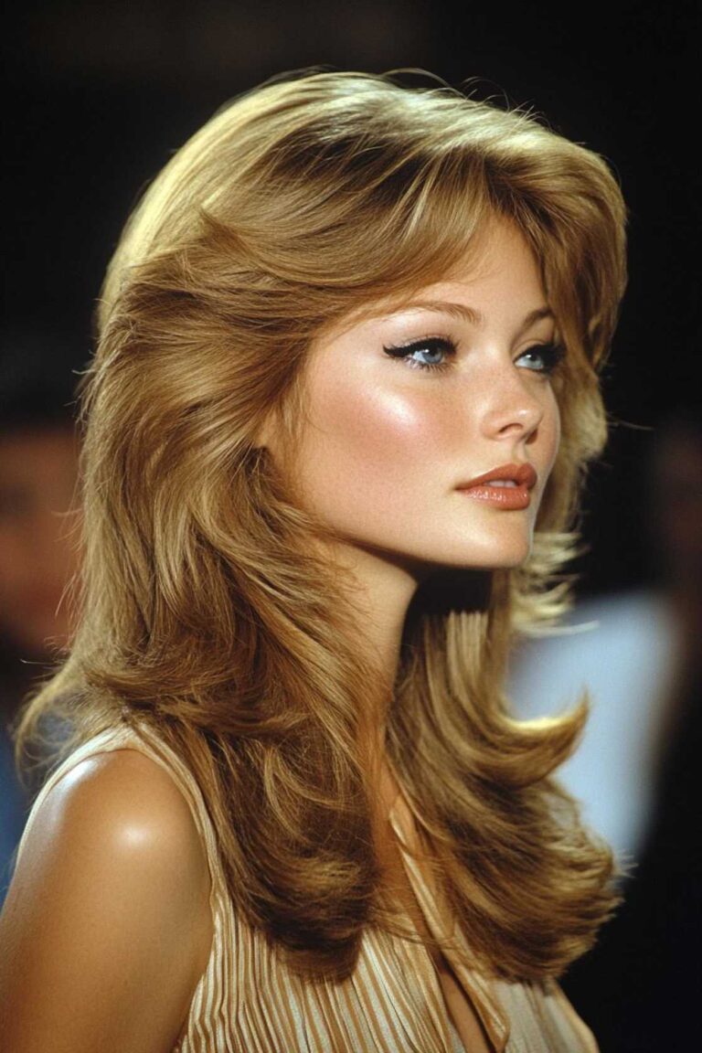 13+ ’70s Hair Ideas With Feathered Layers and Classic Vintage Texture