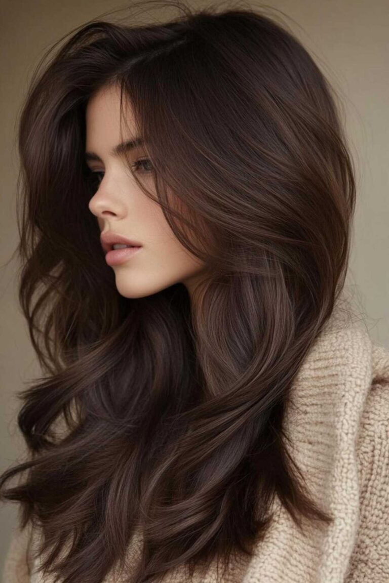 13+ Cool Brunette Hair Trends Creating Sleek Shine for Modern Winter Looks