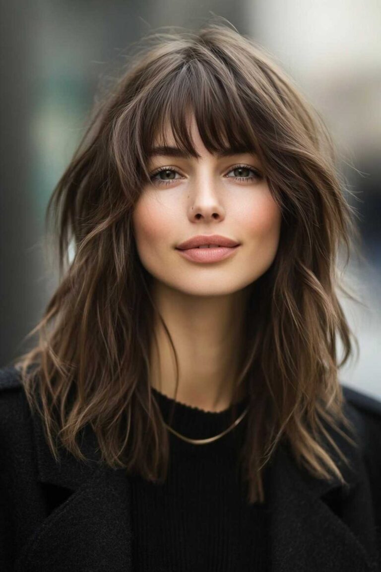 13+ Face-Flattering Medium Cuts Adding Balance and Soft Contouring