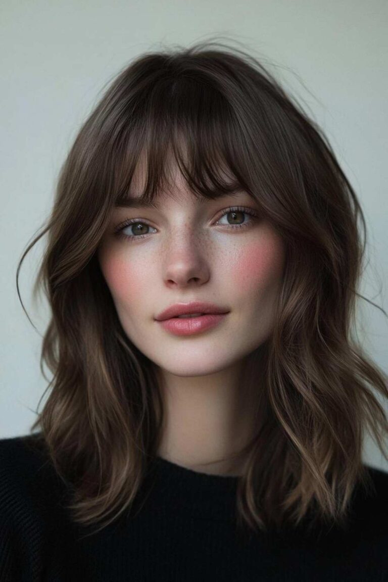 14+ Curtain Bangs with Medium Haircuts Creating Soft Balanced Proportions 14+ Curtain Bangs with Medium Haircuts Creating Soft Balanced Proportions