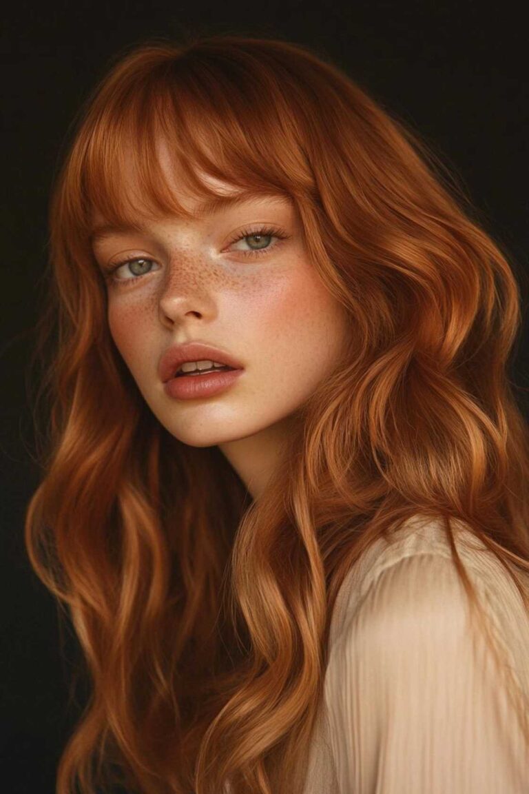 14+ Pumpkin Spice Hair Color Ideas Bringing Autumn Glow With Cozy Orange Tones
