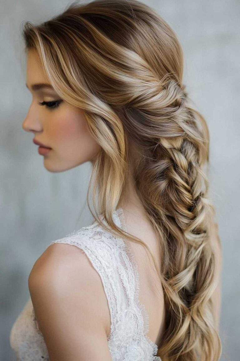 12+ Valentine’s Day Hairstyles with Soft Waves Braids and Romantic Details
