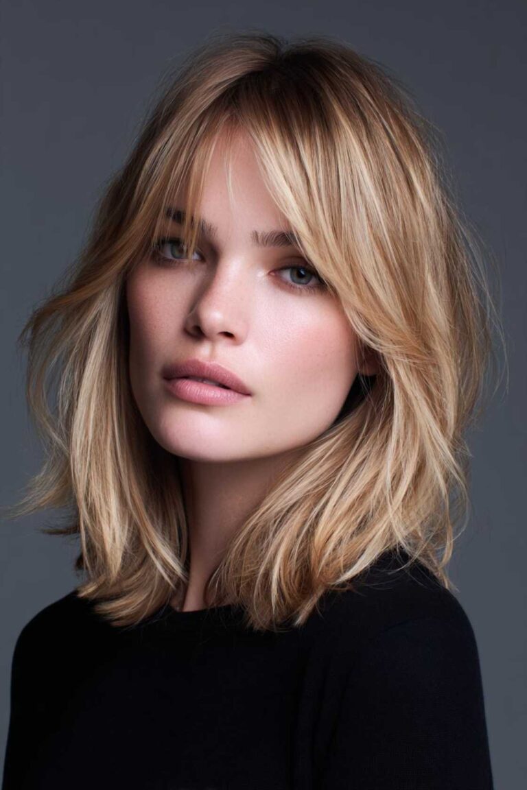 12+ Face-Framing Haircuts That Highlight Jawline and Cheekbones