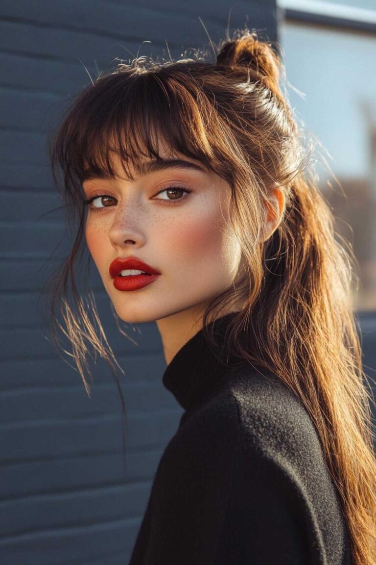 12+ Textured Ponytail Hairstyles with Relaxed Modern Finish 2026