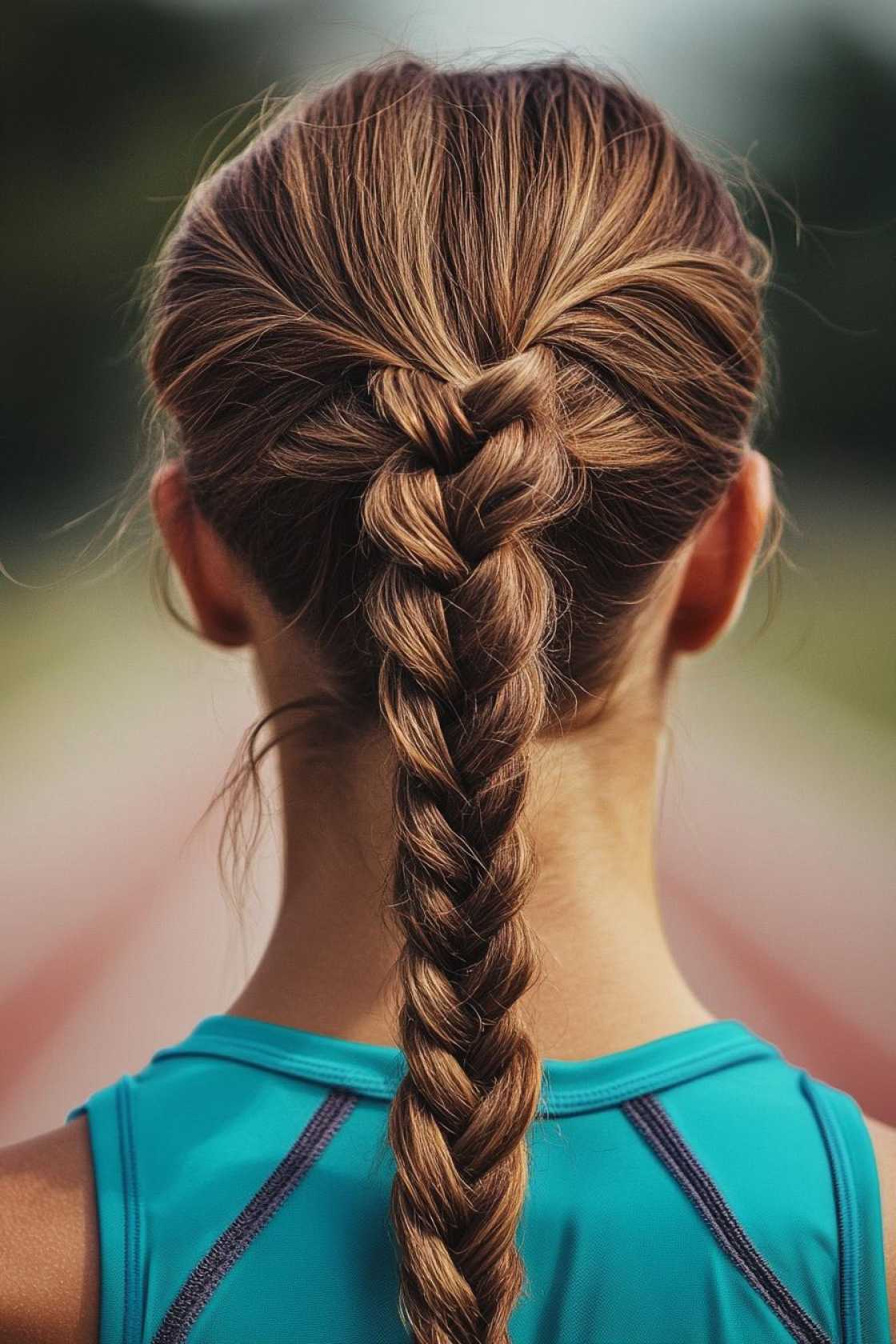 12+ Track and Field Hairstyles That Stay Put During Every Sprint - 11. French Braids