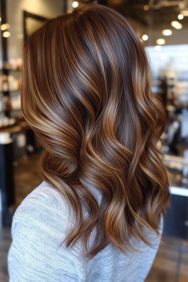 14+ Caramel Mocha Hair Colors with Melted Multi-Tone Dimension