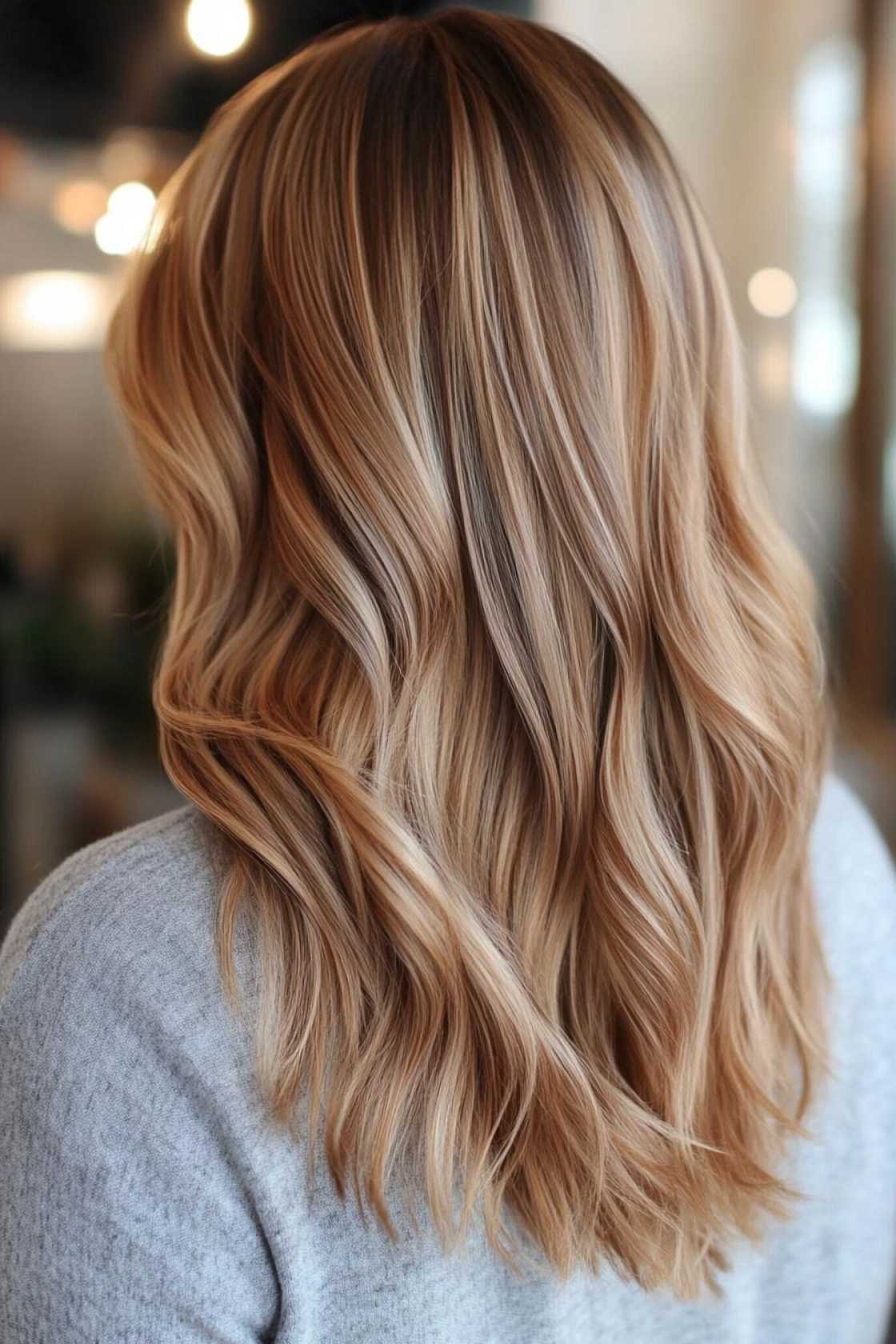 13+ Caramel Brown Blonde Highlight Ideas That Add Warm Dimension and Shine - 8. Subtle Caramel Kissed Highlights
