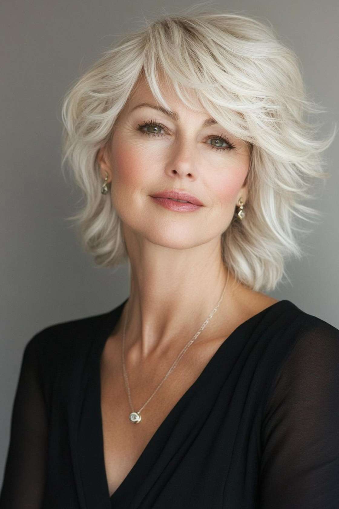 13+ Mother of the Bride Hairstyles That Feel Elegant Timeless and Modern - The Asymmetrical Cut with Soft Layers