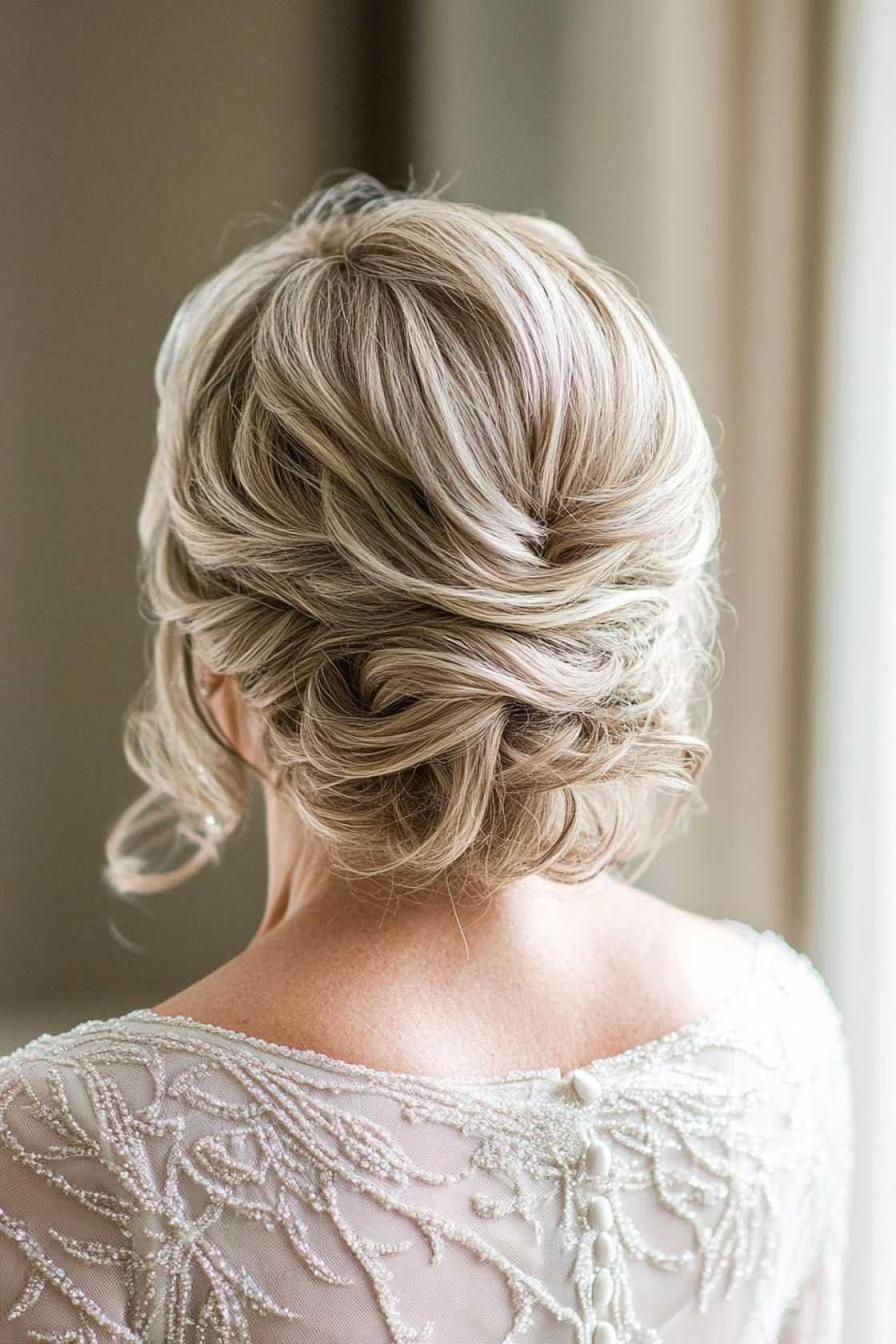 13+ Mother of the Bride Hairstyles That Feel Elegant Timeless and Modern - The Sophisticated Updo with a Twist