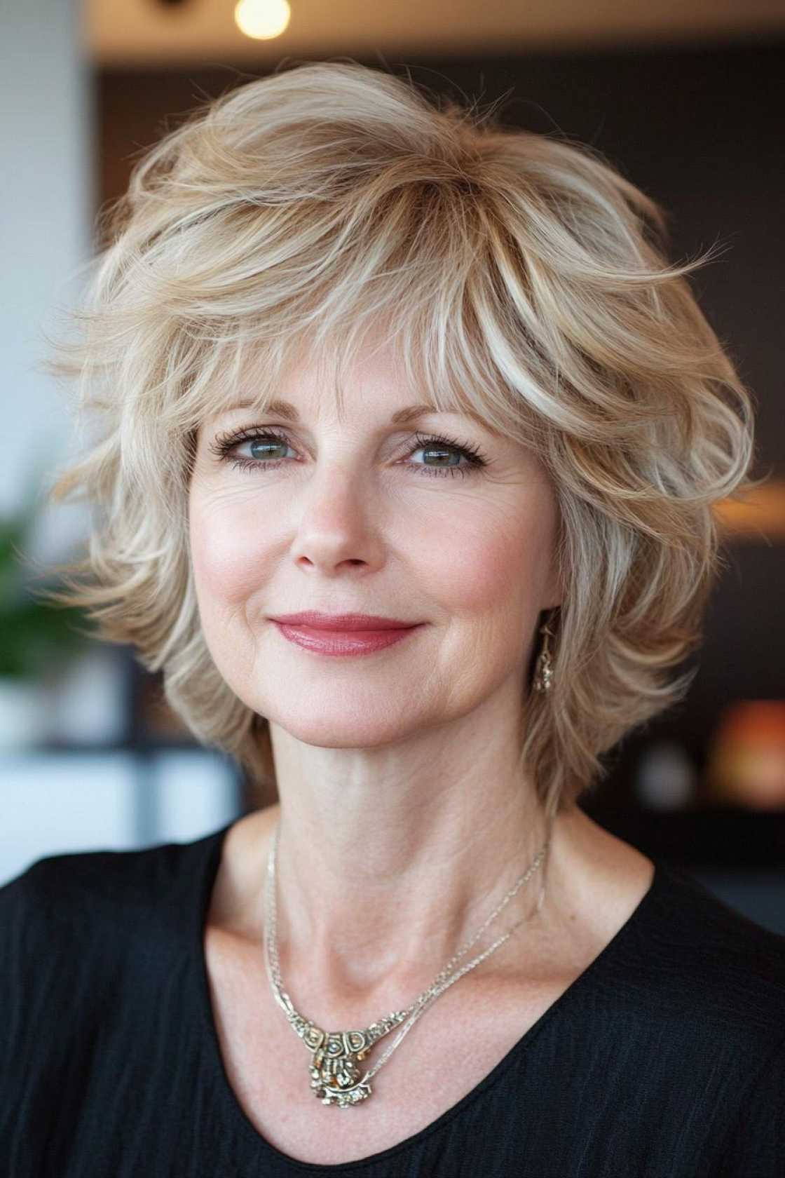 13+ Shag Haircuts for Women Over 50 with Airy Layers and Texture - 2. The Graduated Shag for Volume at the 