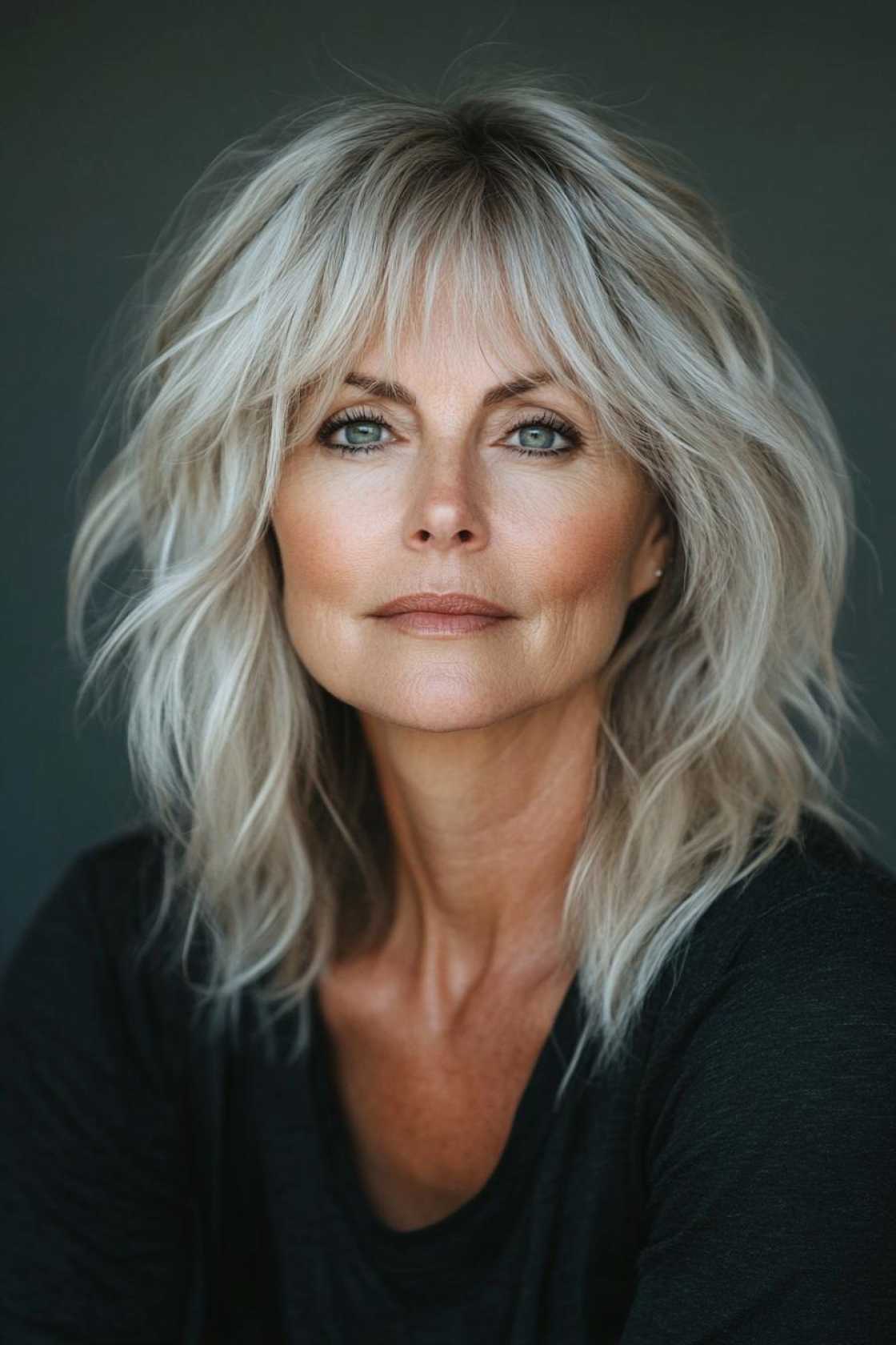 13+ Shag Haircuts for Women Over 50 with Airy Layers and Texture - 1. The Ultimate Airy Shag with Textured 