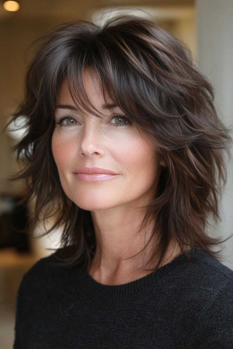 13+ Shag Haircuts for Women Over 50 with Light Layers and Movement 13+ Shag Haircuts for Women Over 50 with Light Layers and Movement