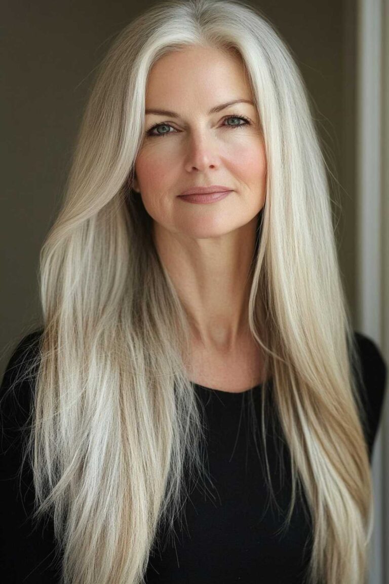 Long and Loving It: 15+ Stylish Long Hairstyles for Women Over 50