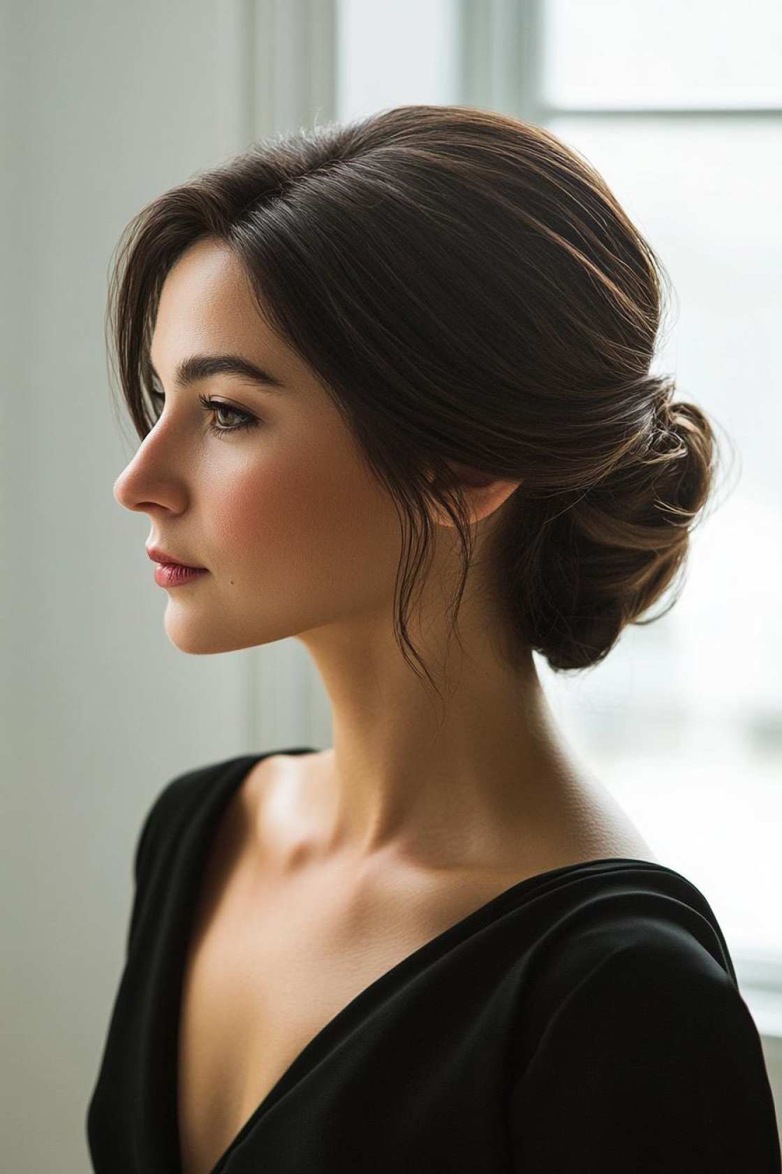 Mother of the Moment: 13+ Wedding Hairstyles That Celebrate the Bride’s Mom - 12. The Sleek Low Bun