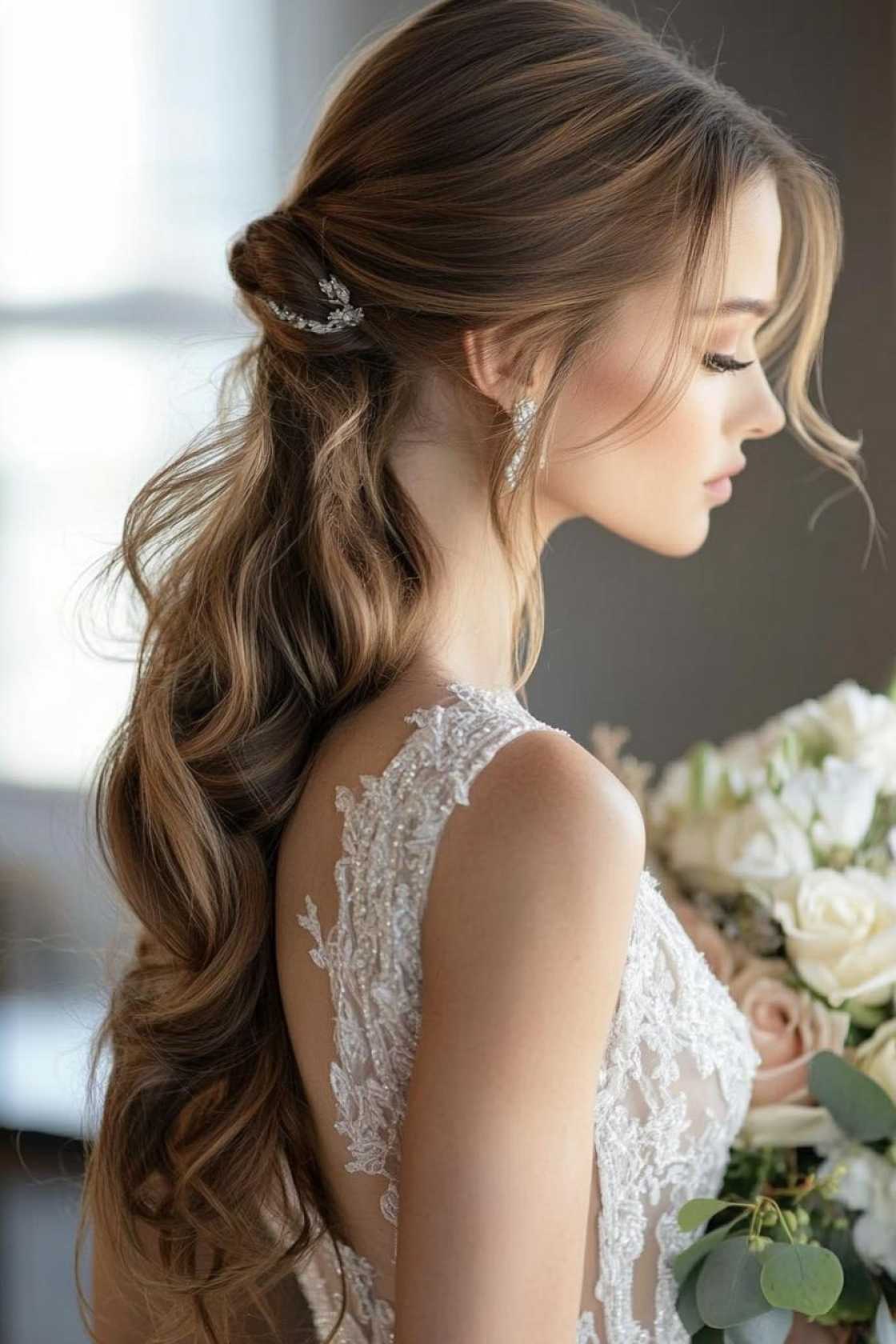 Mother of the Moment: 13+ Wedding Hairstyles That Celebrate the Bride’s Mom - 6. The Elegant Ponytail