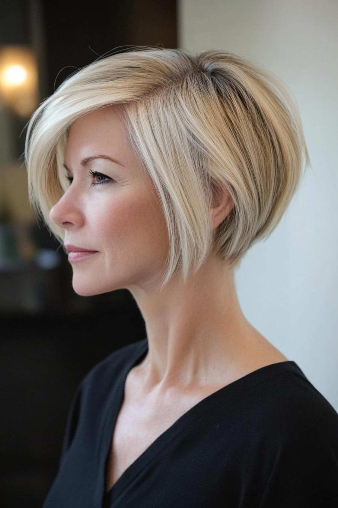 Style Without Stress: 12+ Low-Maintenance Haircuts Women Over 50 Swear By - 6. The Angled Bob