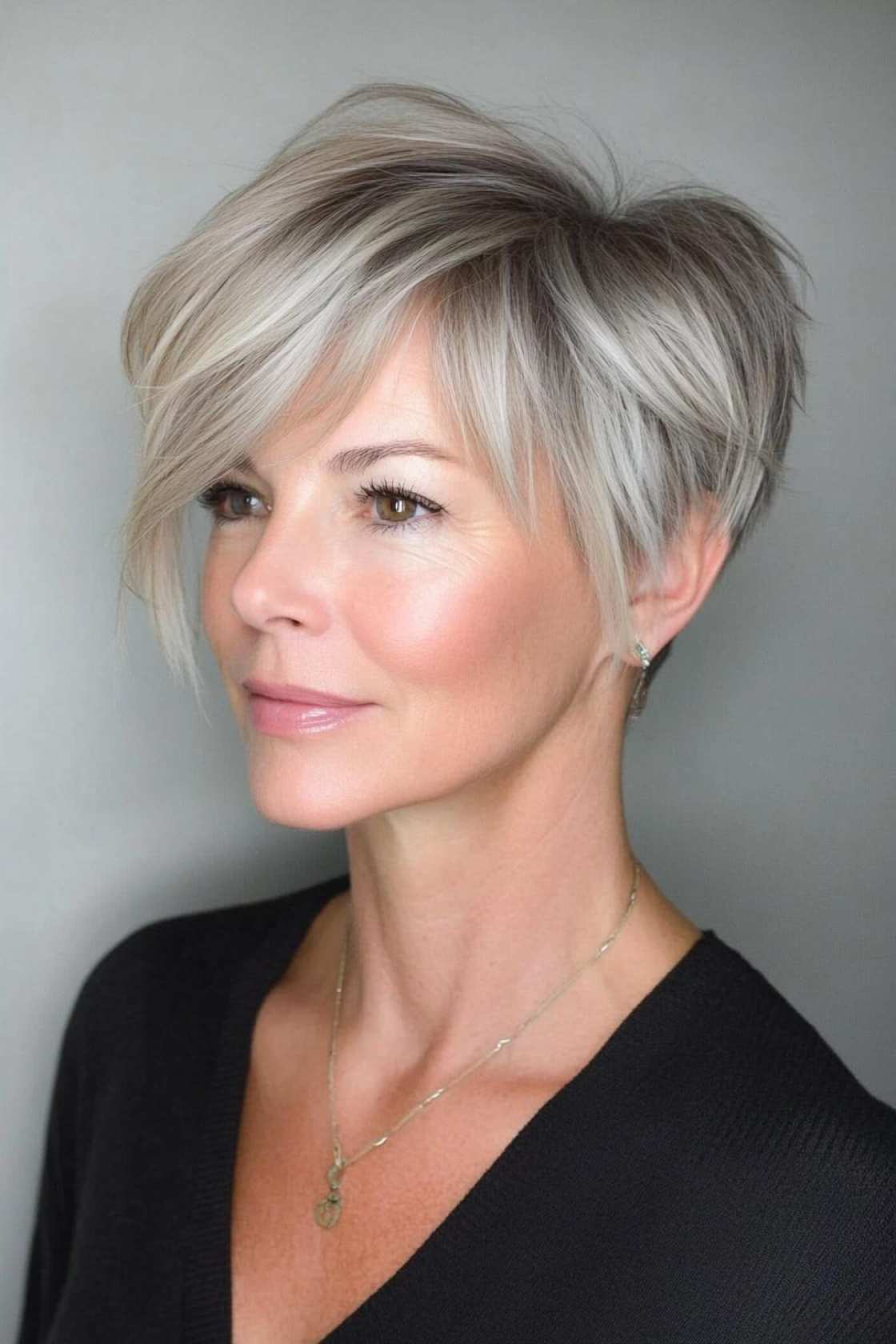 Style Without Stress: 12+ Low-Maintenance Haircuts Women Over 50 Swear By - 8. The Asymmetrical Cut